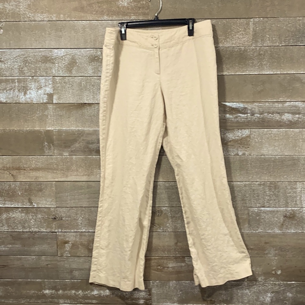 J.Jill 💯 Linen trouser pant size 14